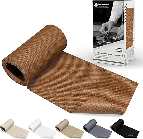 King Mountain Parche de lona para planchar, 3 x 60 pulgadas, parche de reparación de tela 100% algodón, utilizado para varios sofás, tiendas de King Mountain Parche de lona para planchar, 3 x 60 pulgadas, parche de reparación de tela 100% algodón, utilizado para varios sofás, tiendas de