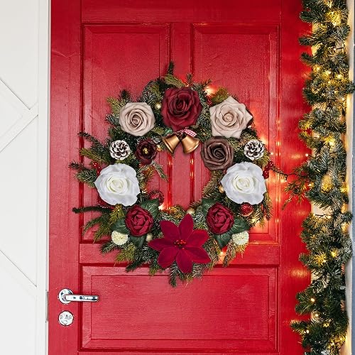 Miniatura 2 de YZXZM Caja combinada de flores artificiales, mezcla de flores de espuma de seda falsa con tallo de alambre, ramo de novia de boda, fiesta de