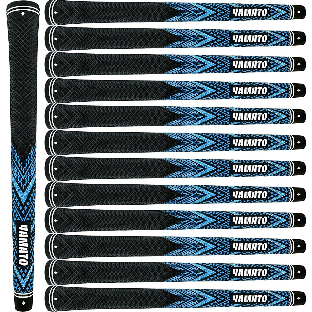 Yamato Innovative Golf Grips 13 Pack Midsize/Standardsize Golf Club Grips, All-Weather Firm Control And High Performance Grips Provides Superior Comfort And Responsiveness,4 colors Available