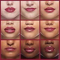 Vista 66 de Revlon - Lápiz labial líquido Overtime con brillo de labios transparente, maquillaje facial ColorStay, doble extremo con vitamina E en ciruela/baya