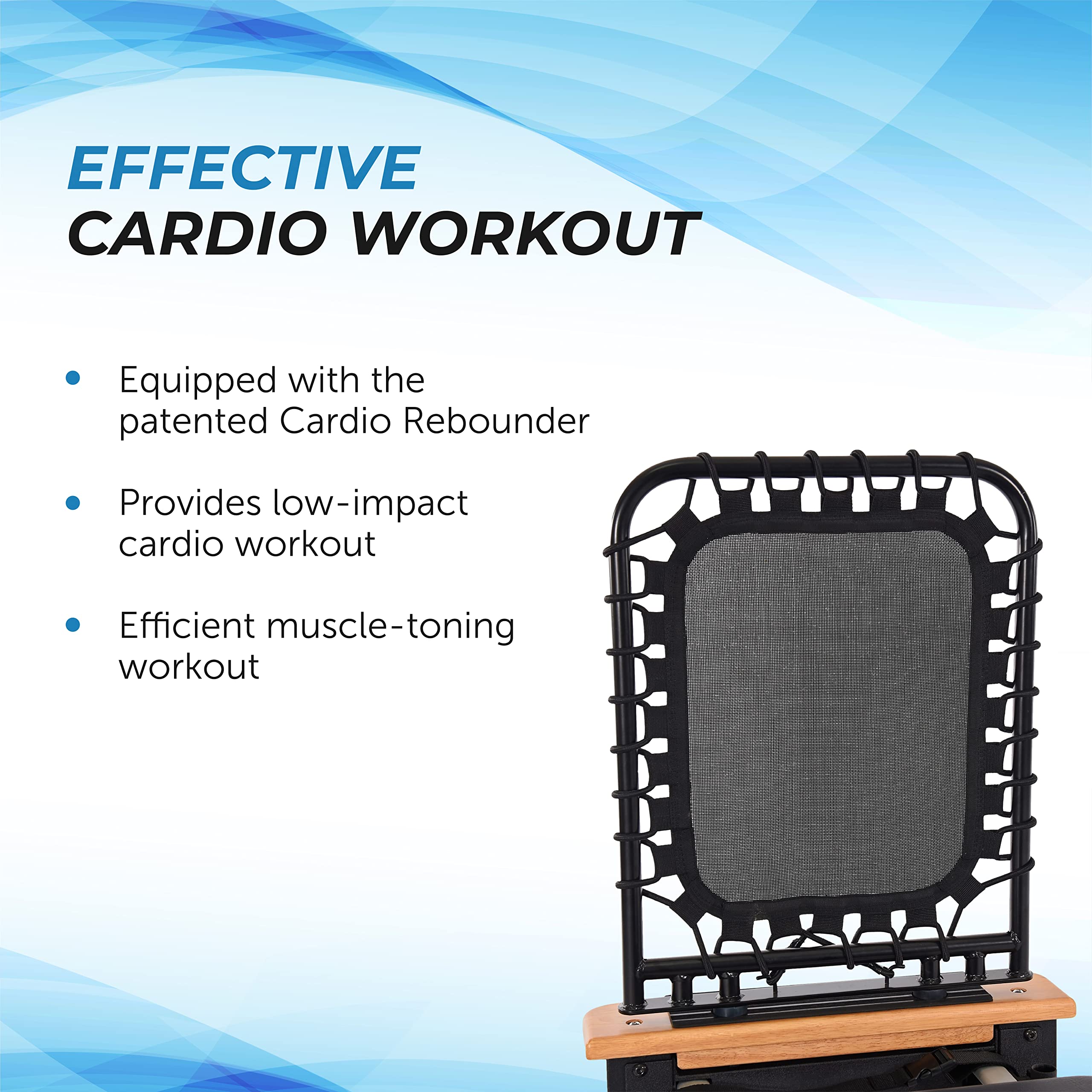 AeroPilates Pro Reformer with Free-Form Cardio Rebounder