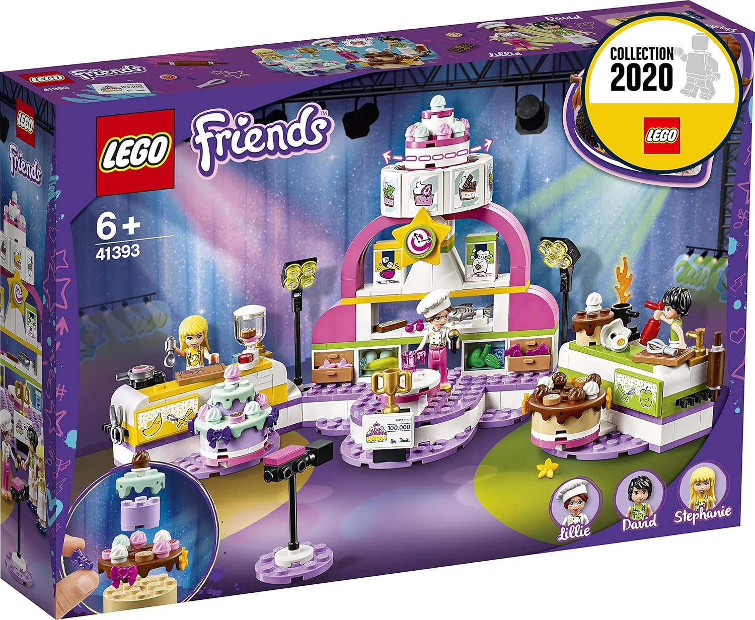 Lego 41393 Friends Baking Competition Playset with Toy Cakes, Cupcakes & Stephanie Mini Doll, for Girls and Boys 6 Plus Years Old - Image 2
