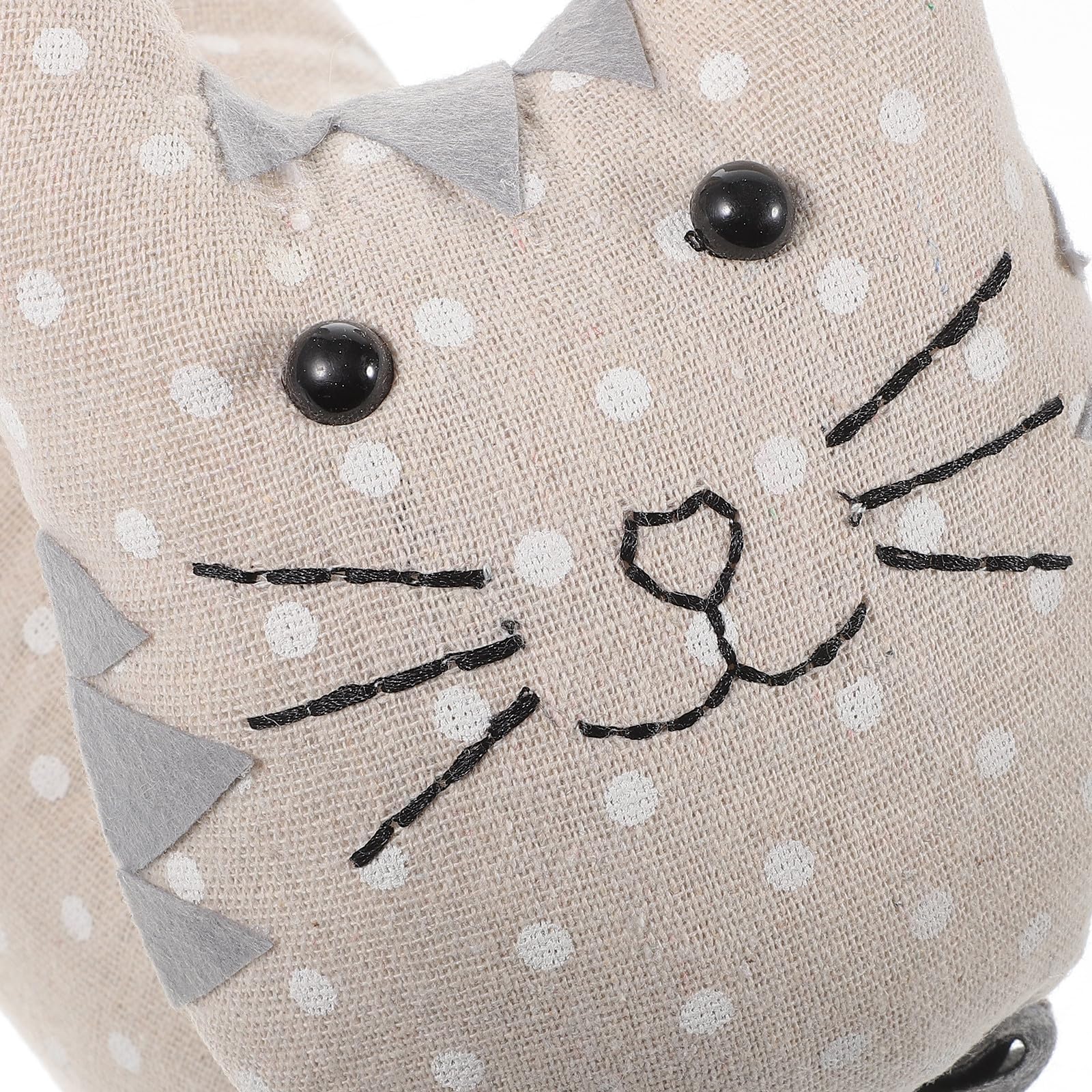 SUPVOX Fermaporta da Pavimento di Cotone a Forma di Gatto Decorativo e Ponderato per Ufficio e Bagno, Accessorio Simpatico per Nuovi Proprietari di Casa