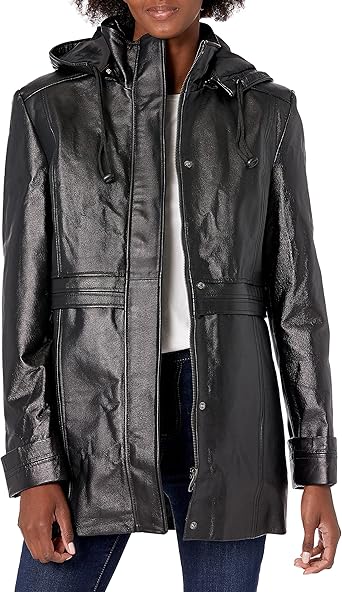 leather coats on amazon