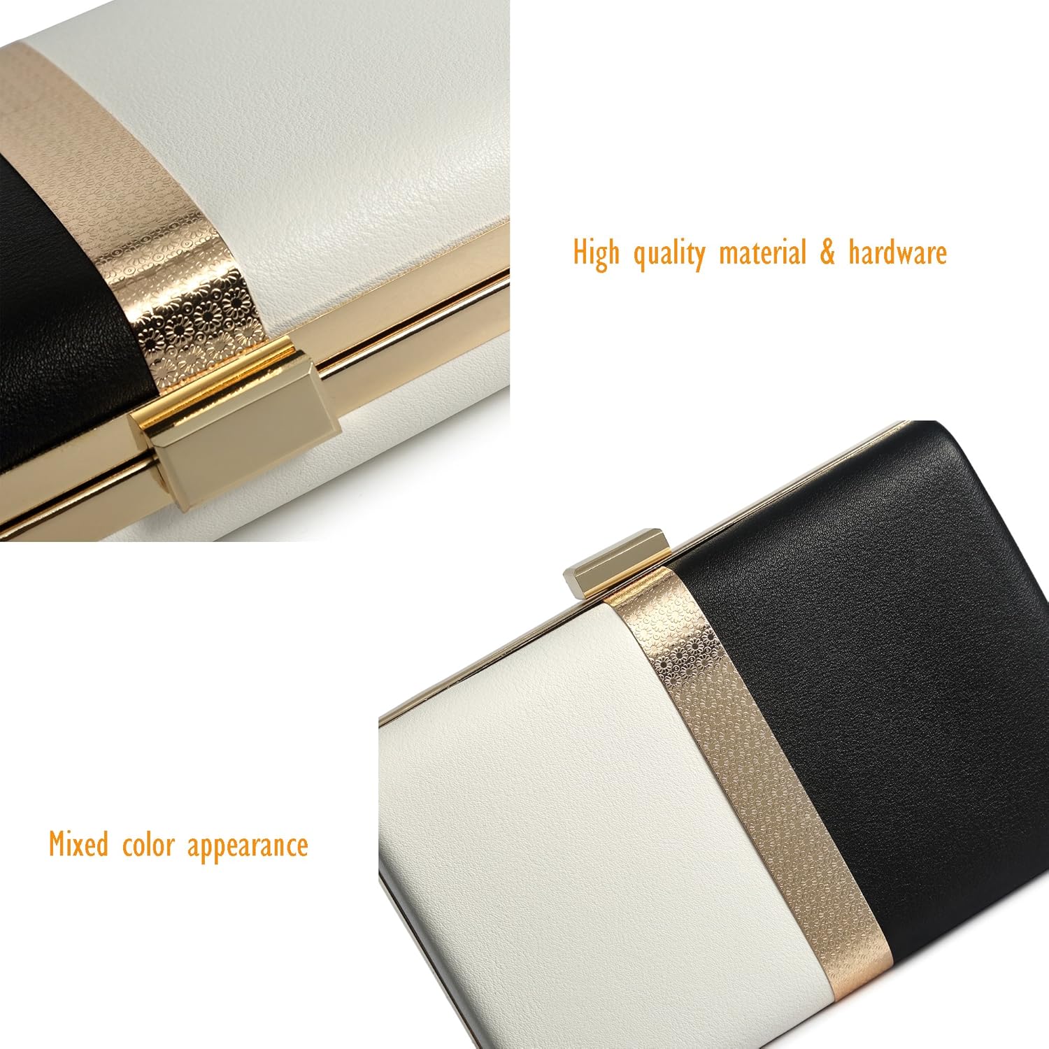 Sparkling Sequin Color-Block Clutch Purse Glamorous Evening Bag for Women Luxury Wedding Prom Party Handbag - Image 4