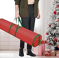 Vista 5 de ProPik Bolsa de almacenamiento de papel de regalo, organizador de papel de regalo, paquete de 2 unidades para almacenar hasta 48 rollos de 40