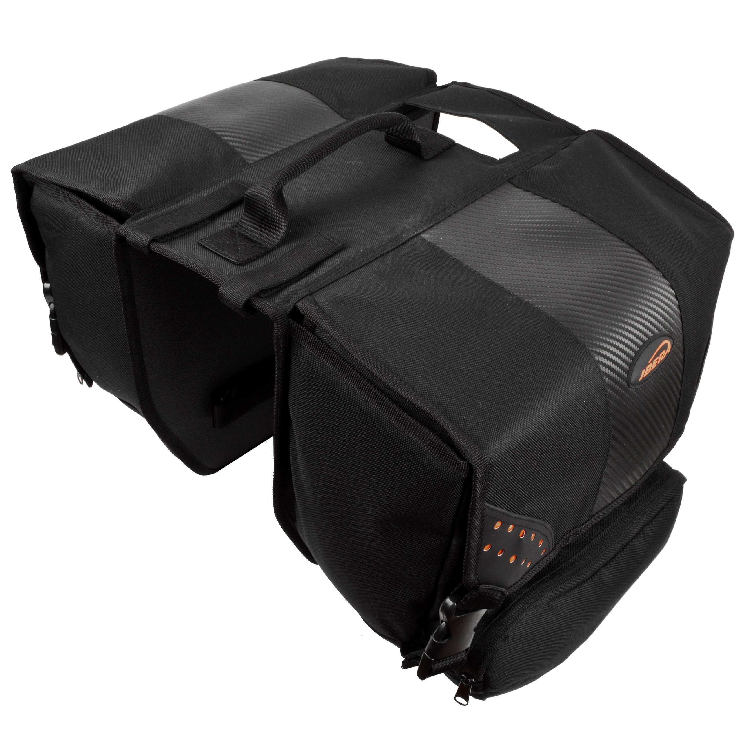 Amazon | IBERA(イベラ) PakRak 自転車リアパニアバッグ サイドバッグ