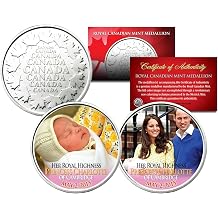Princess Charlotte of Cambridge - Set of 2 Royal Canadian Mint Medallion Coins
