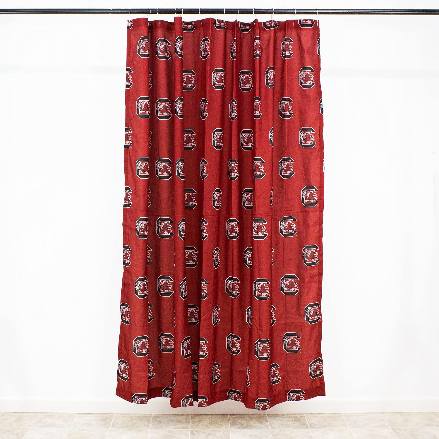 College Covers Everything Comfy South Carolina Gamecocks Bright and Colorful Shower Curtain Cover 70" x 72"