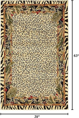 Miniatura 2 de Rugs.com Savannah Collection - Alfombra mediana de 3 pies 3 pulgadas x 5 pies, 3 pies, color crema, perfecta para entradas, cocinas, rincones de