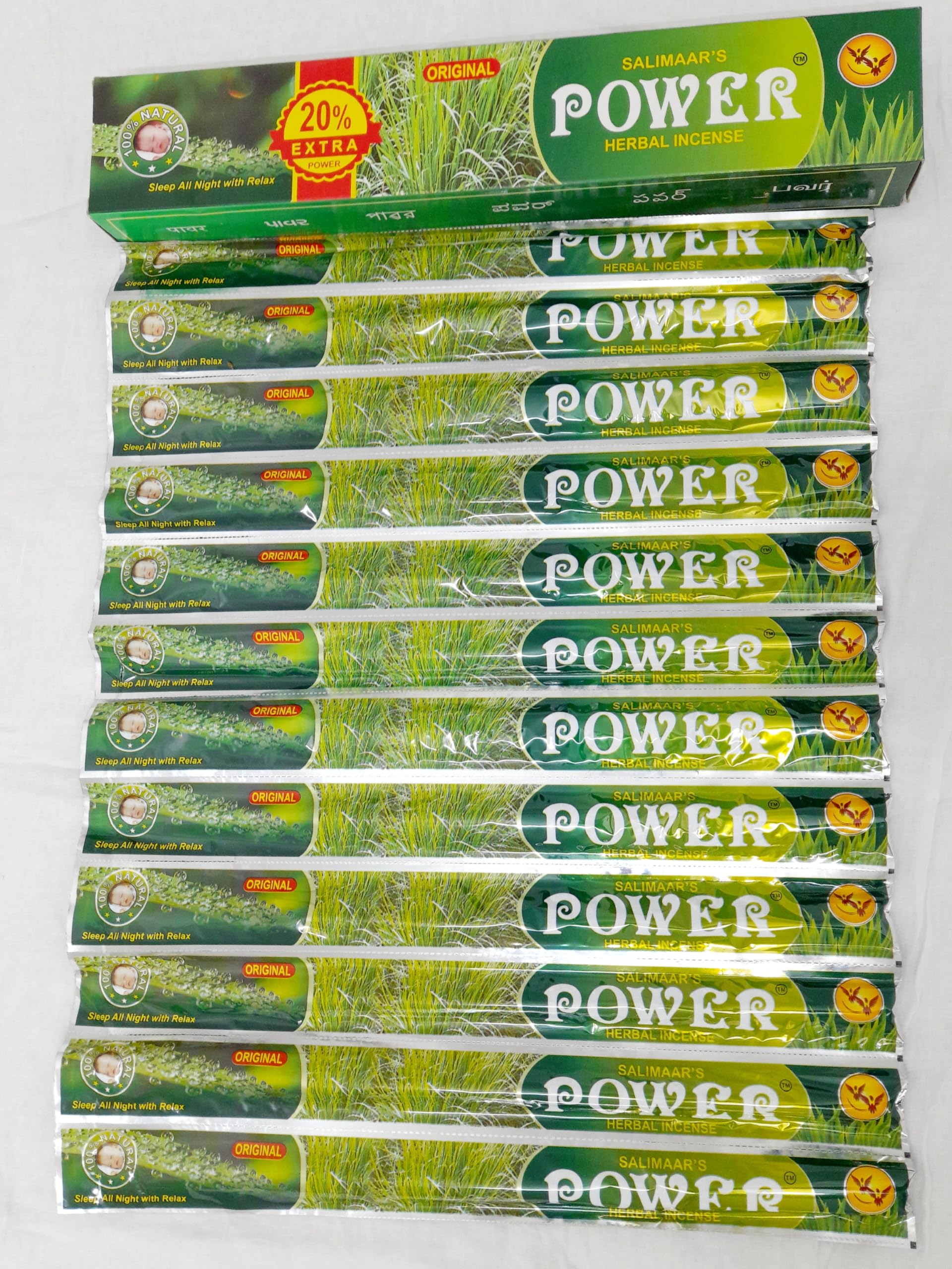 Power Herbal Mosquito Killer Incense Sticks, Citronella Scent, Natural Wood Powder, 12 Inch, 120 Count-image-20