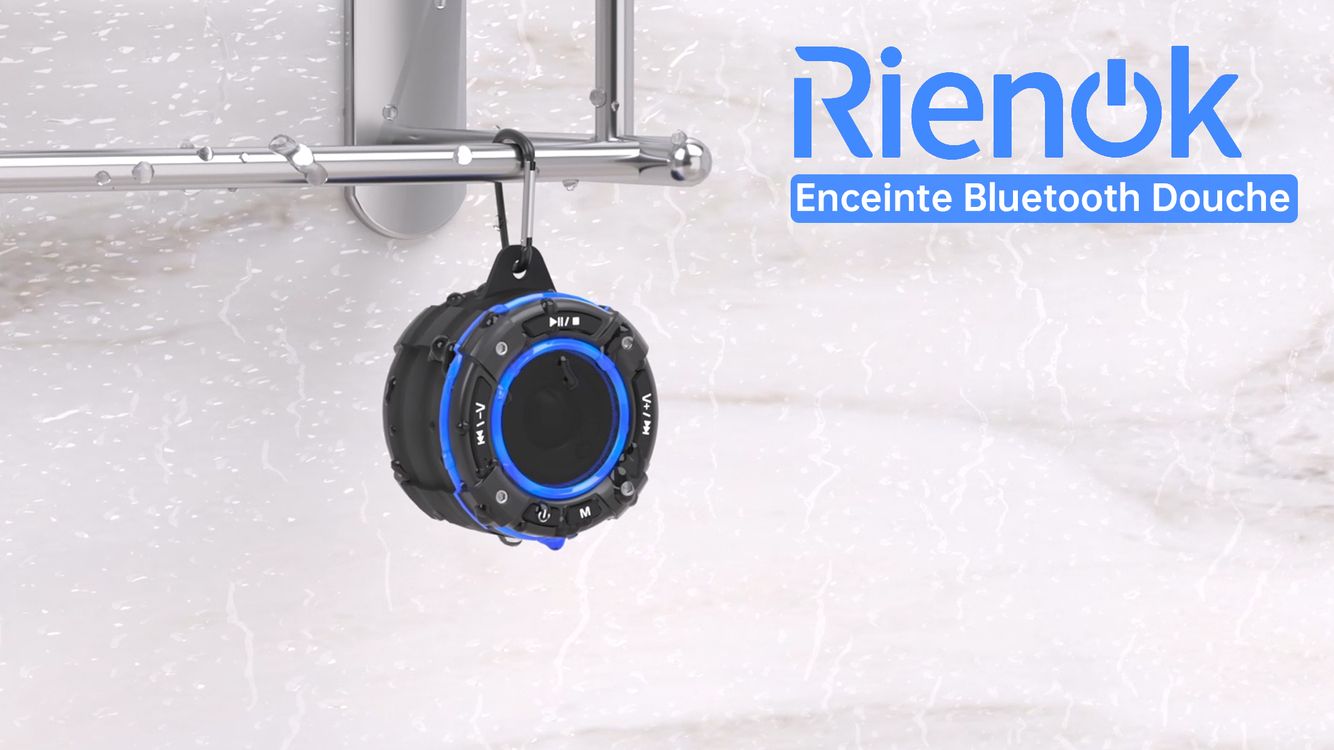 Radio De Douche étanche, Mini Radio FM Portable Haut-parleur Intégré
