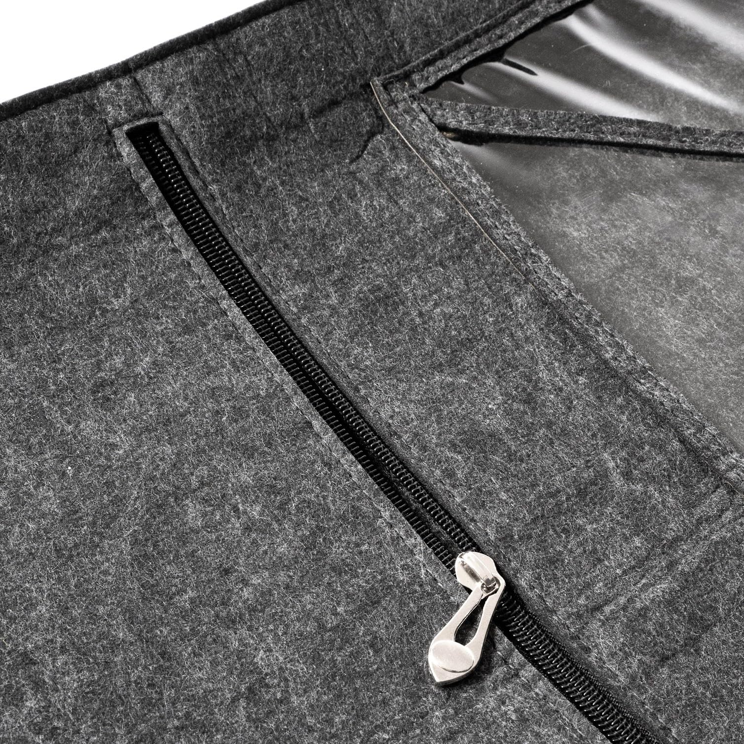 Katai – Bolsa para interior – Ranura para correo de fieltro gris de ajuste universal para puertas delanteras – Incluye abrecartas ergonómico