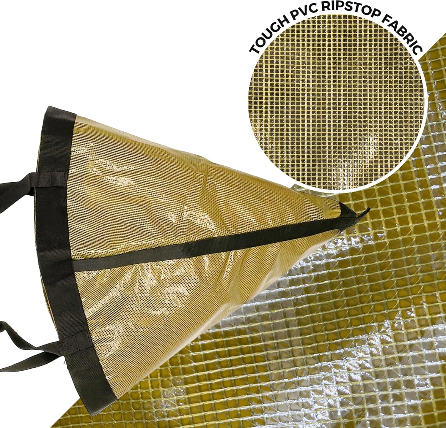 Savvycraft Sea Anchor Drogue| Heavy Duty Drift Control Drift Sock for Fishing Boat, Kayak, Canoe, Jet Ski, Inflatable Boat, Sailboat, Pontoon | Tough PVC Rip-Stop Parachute Anchor