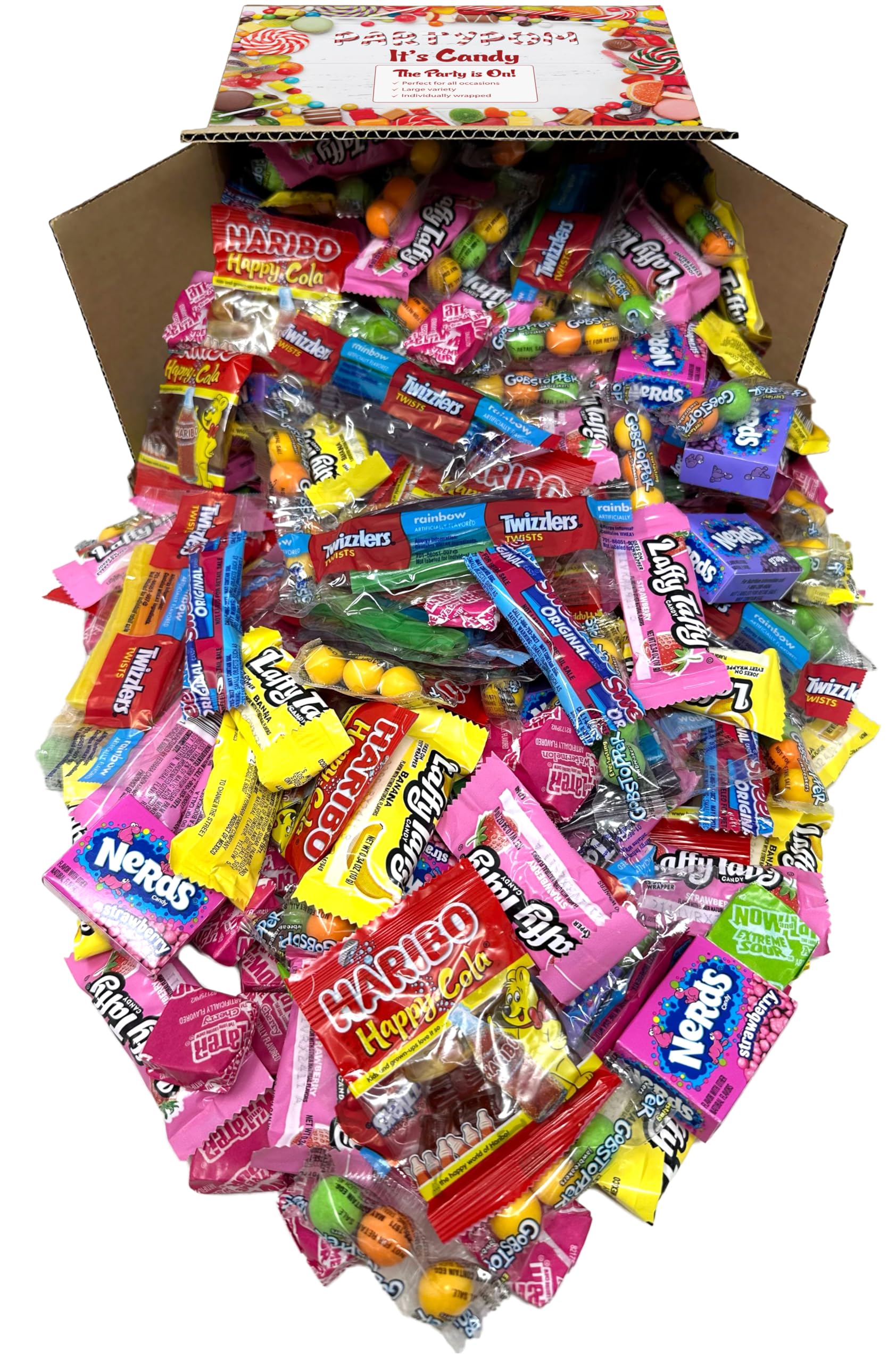 Buy BULK CANDY MIX, 10 LB of Assorted Individually Wrapped, Big Box of