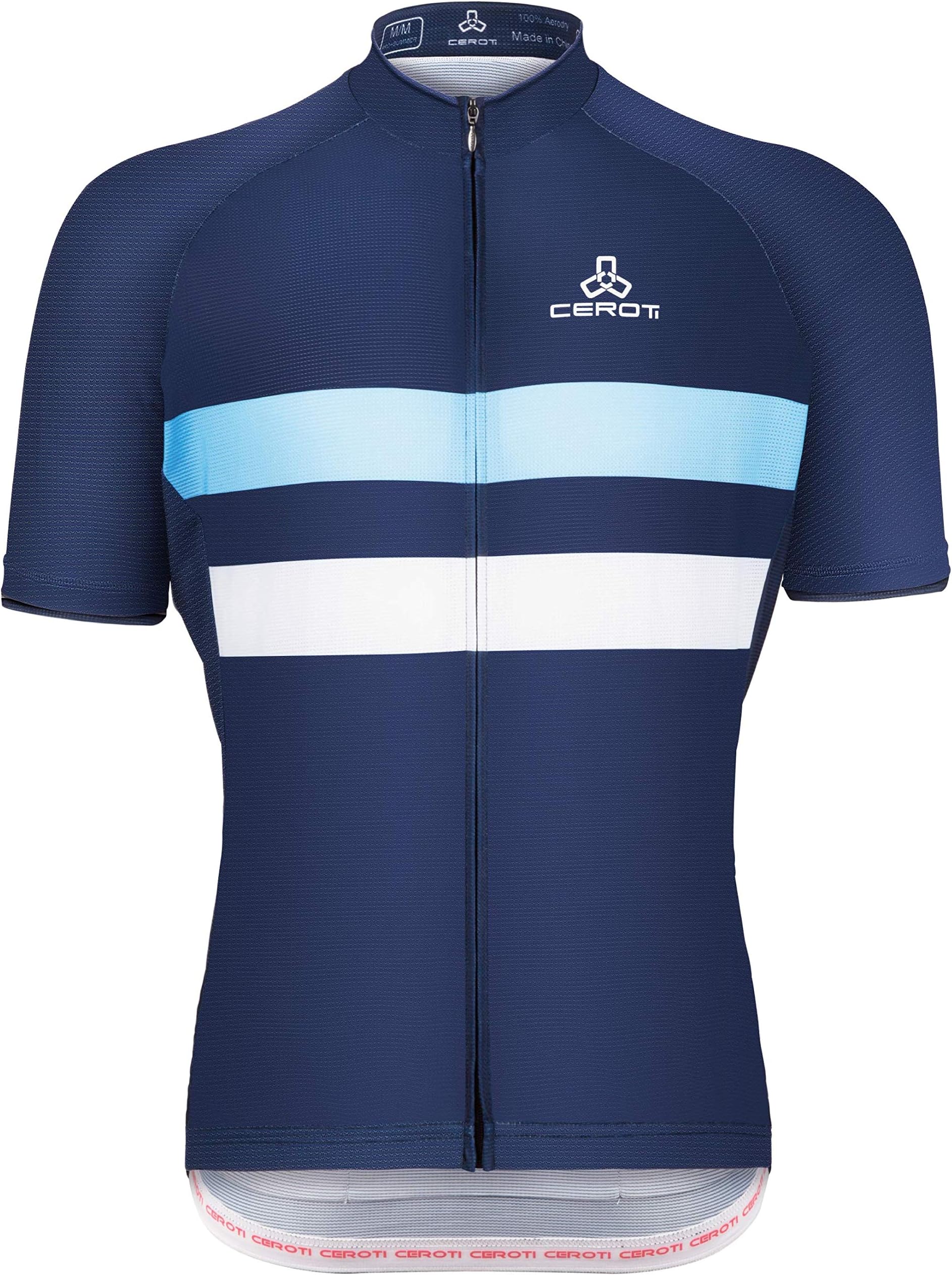 CEROTIPOLARBig Size Loose Fit Cycling Jersey Bike Shirts UPF50+,PRO Dry Fit Light Weight Fabric