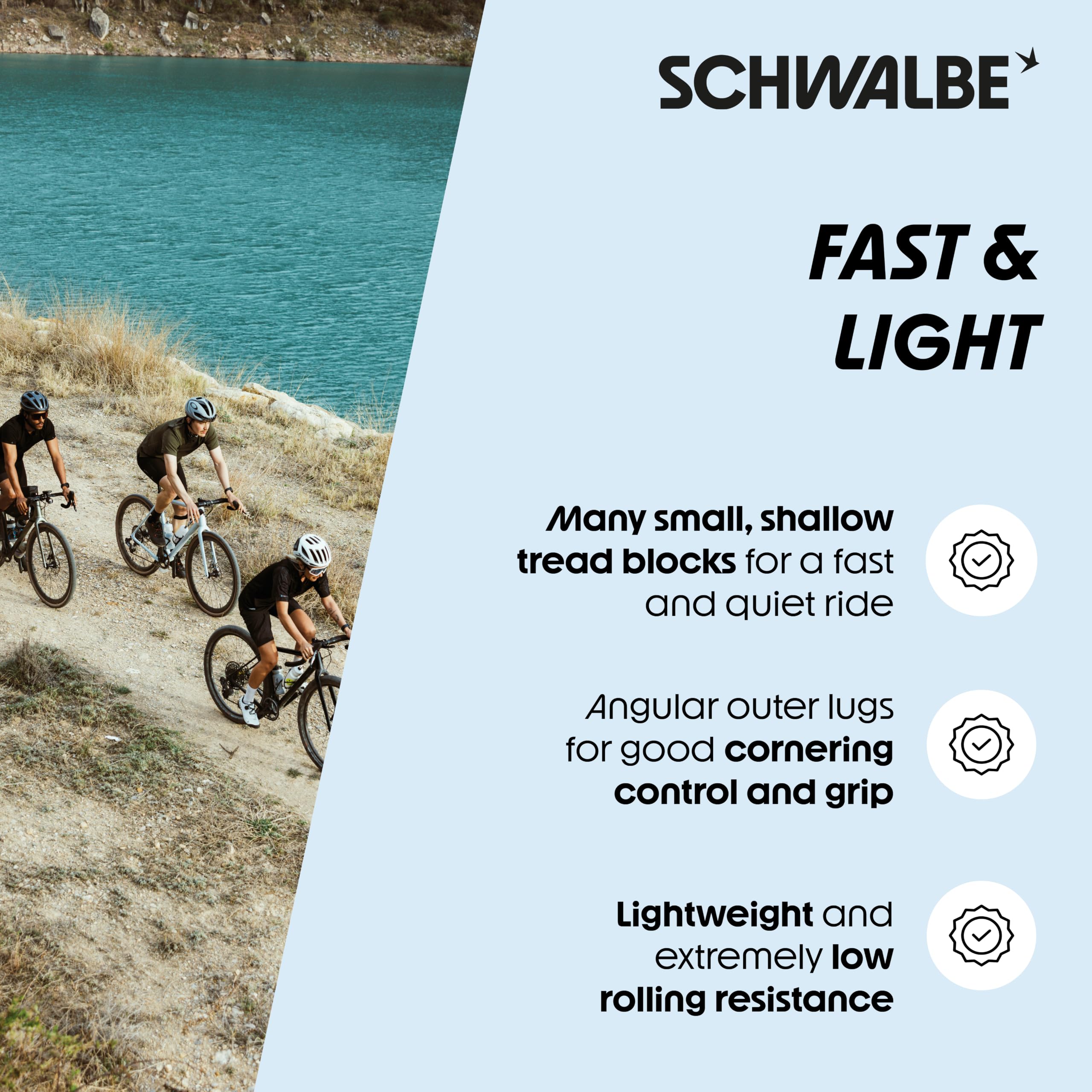 Schwalbe Thunder Burt Evo Faltreifen // 57-622 (29x2,25') Super Race Transp. Skin