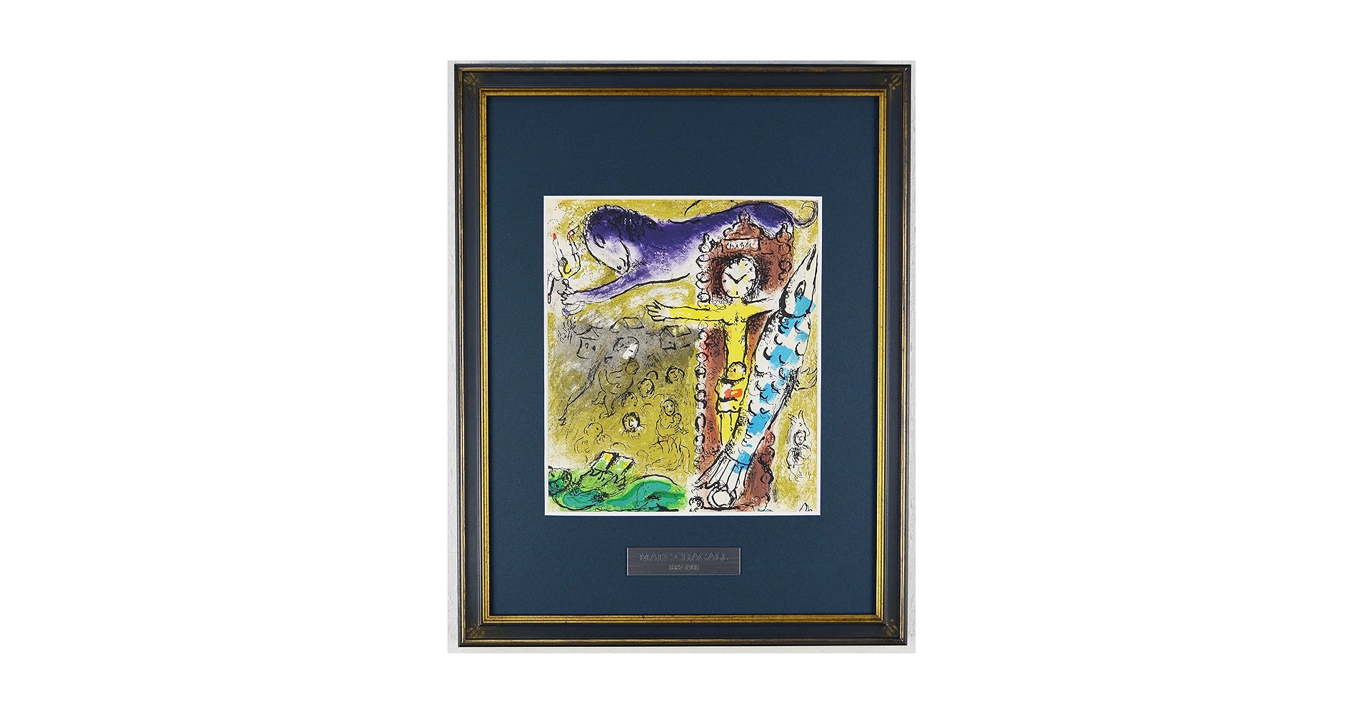 Amazon | マルク シャガール 『時計台のキリスト【ジャック