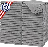 Vista 12 de FIXSMITH Paño de Limpieza de Microfibra - Paquete de 48, Toallas de Limpieza Multifuncionales, Tamaño: 12 x 16 pulgadas, Trapos de Limpieza