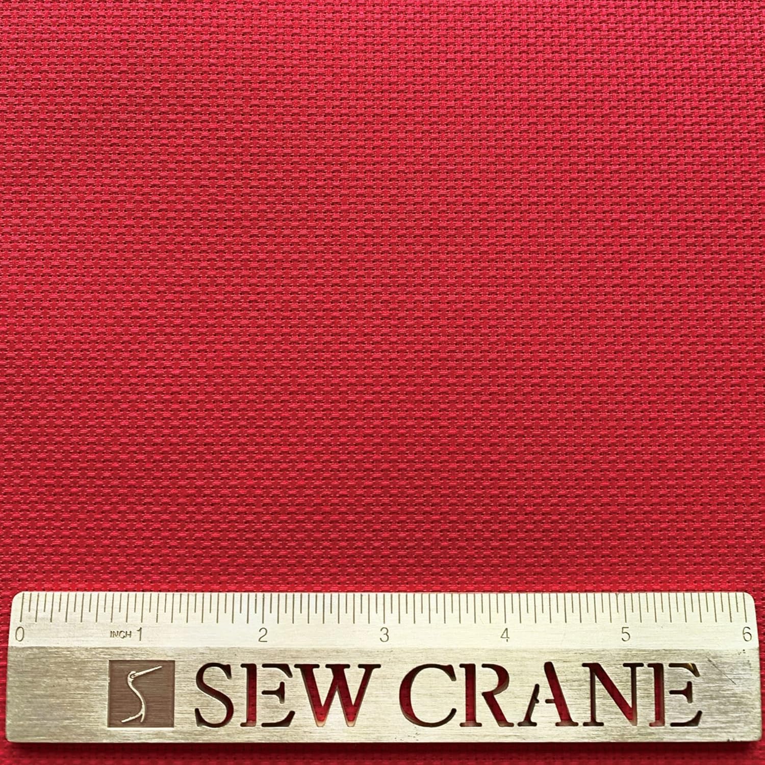 14 Count Aida Cloth Embroidery Cross Stitch Fabric, Christmas Red, W59″ x L39″