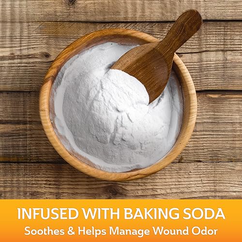 Miniatura 3 de CURAD Naturals ARM & Hammer - Almohadillas adhesivas de bicarbonato de sodio de 4 x 4 pulgadas, vendaje estéril envuelto individualmente, kit de