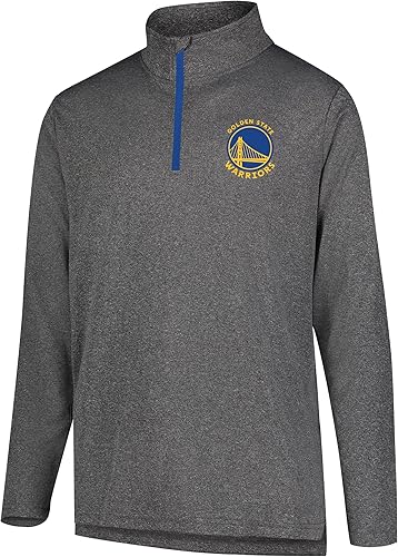 Miniatura 30 de Ultra Game Mens NBA Official Quarter Zip Long Sleeve Pullover T-Shirt Color del equipo,Gris Caliente Carbón,Negro,https://www.amazon.com/dp/undefined