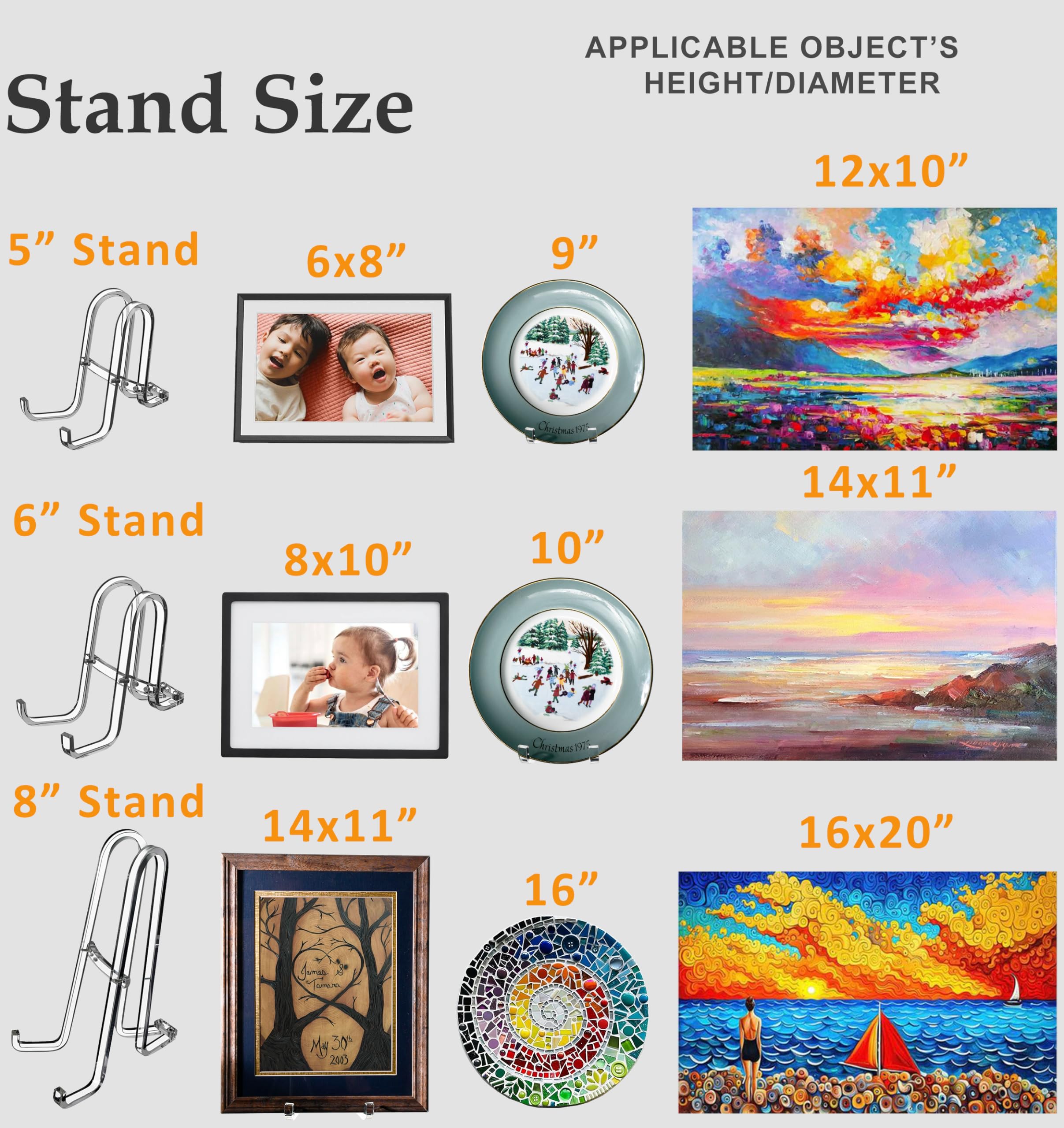 LOT DE 2 Supports D'étagère En Verre Pince à Bois Réglables Antirouille