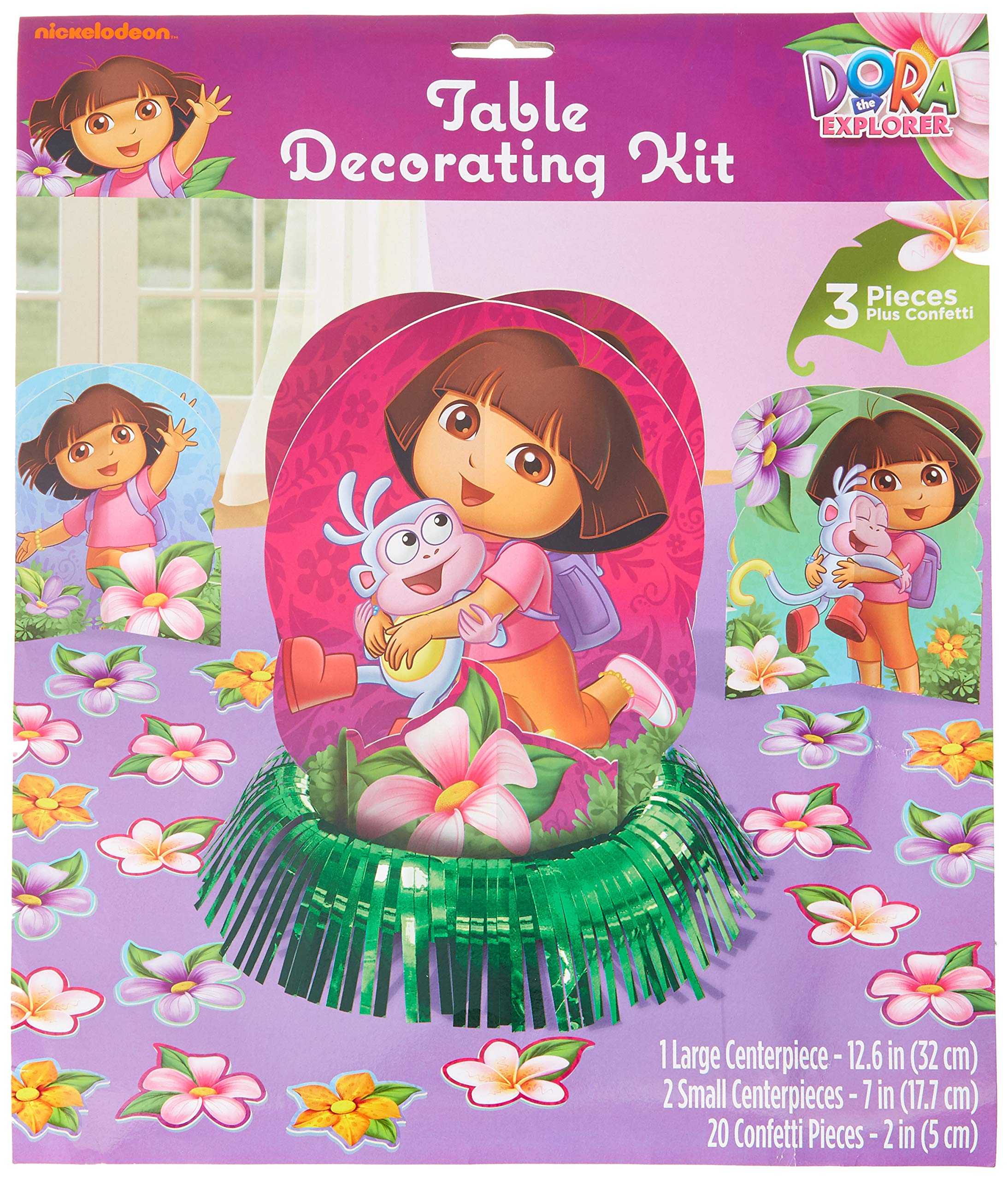 dora♡ Amazon.com: Amscan 285512 Table Decorating Kit Dora's Flower