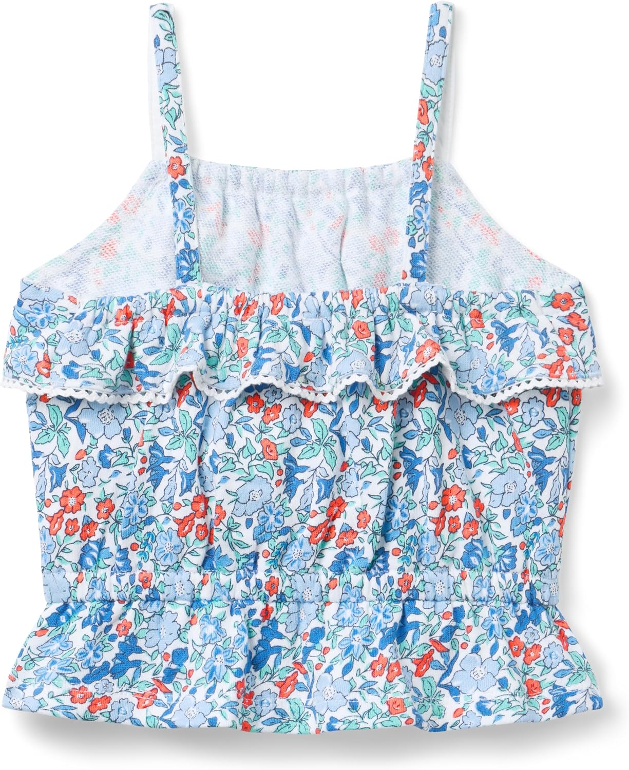 Janie and Jack Girls' Ditsy Floral Peplum Top