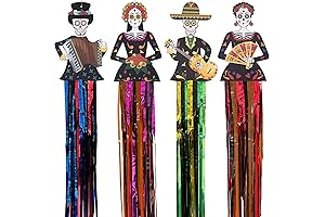 Catrinas Mexicanas Decoracion 19x39 inch(4 Pack)