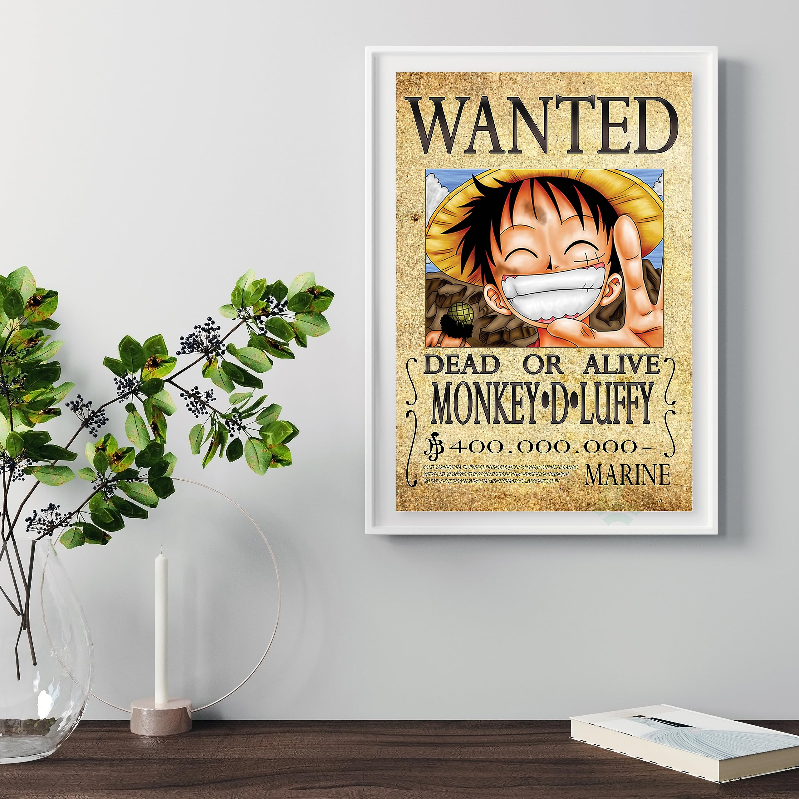 ONE PIECE 複製原画　WANTED ONE PIECE』額装高精細複製原画 （週刊少年ジャンプ