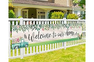 Spring Welcome to Our Home Banner