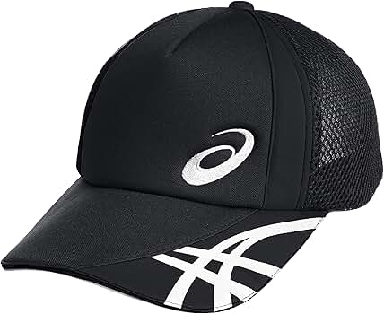Amazon | [アシックス] メッシュキャップ XAC151 9090 ブラックx