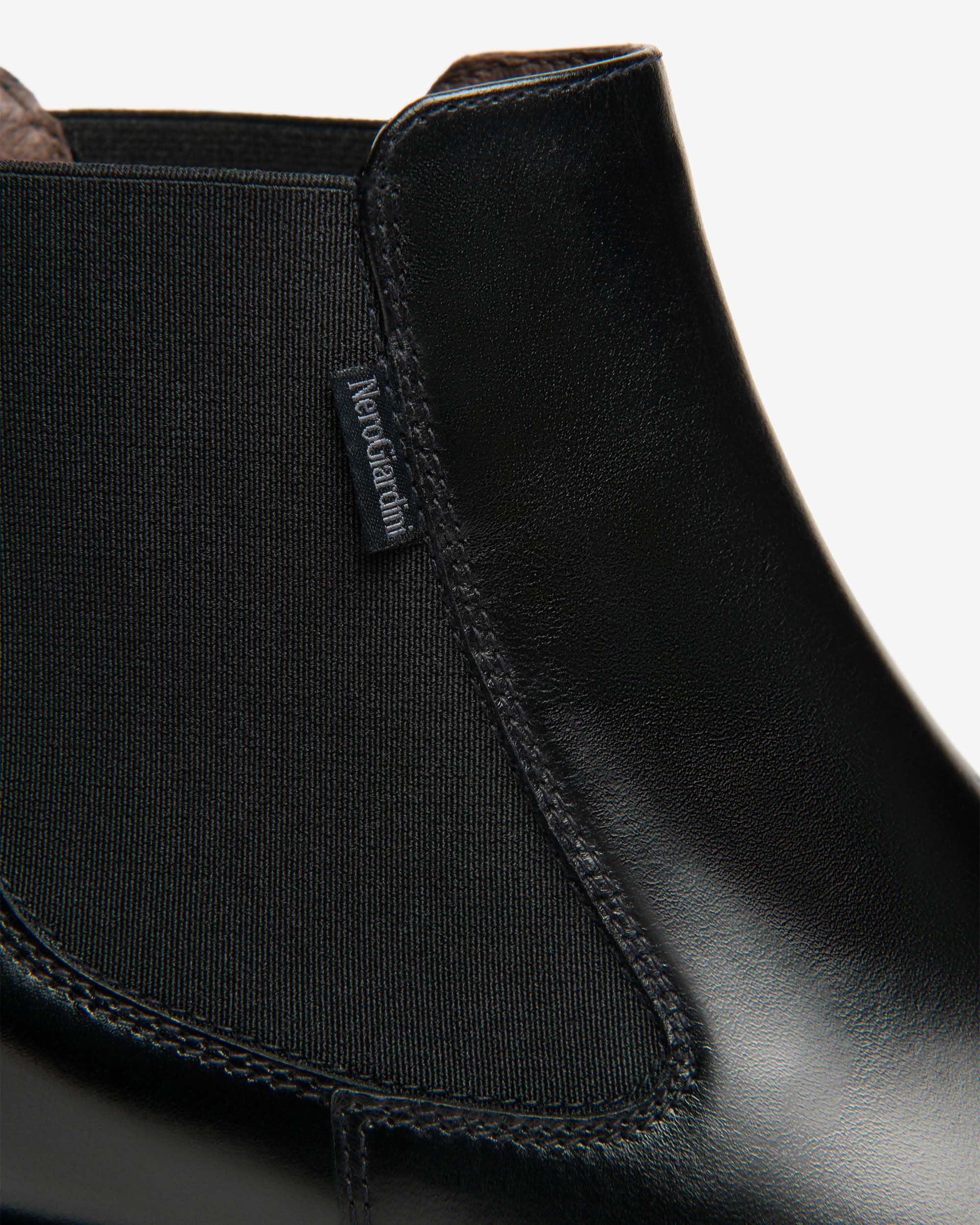 Nero Giardini I513974D stivaletti chelsea boot in pelle nero