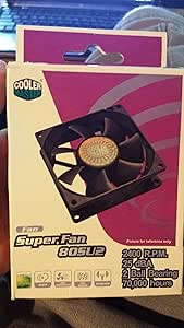 Cooler Master Dual Ball Bearing 80mm Cooling Fan for Computer Cases and CPU Coolers