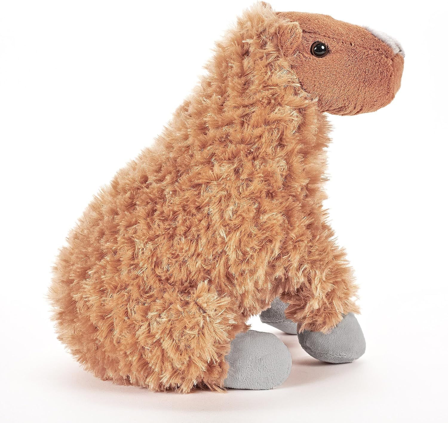 The Petting Zoo Capybara Stuffed Animal Plushie, Gifts for Kids, Wild Onez Wildlife Animals, Capybara Plush Toy 12 inches