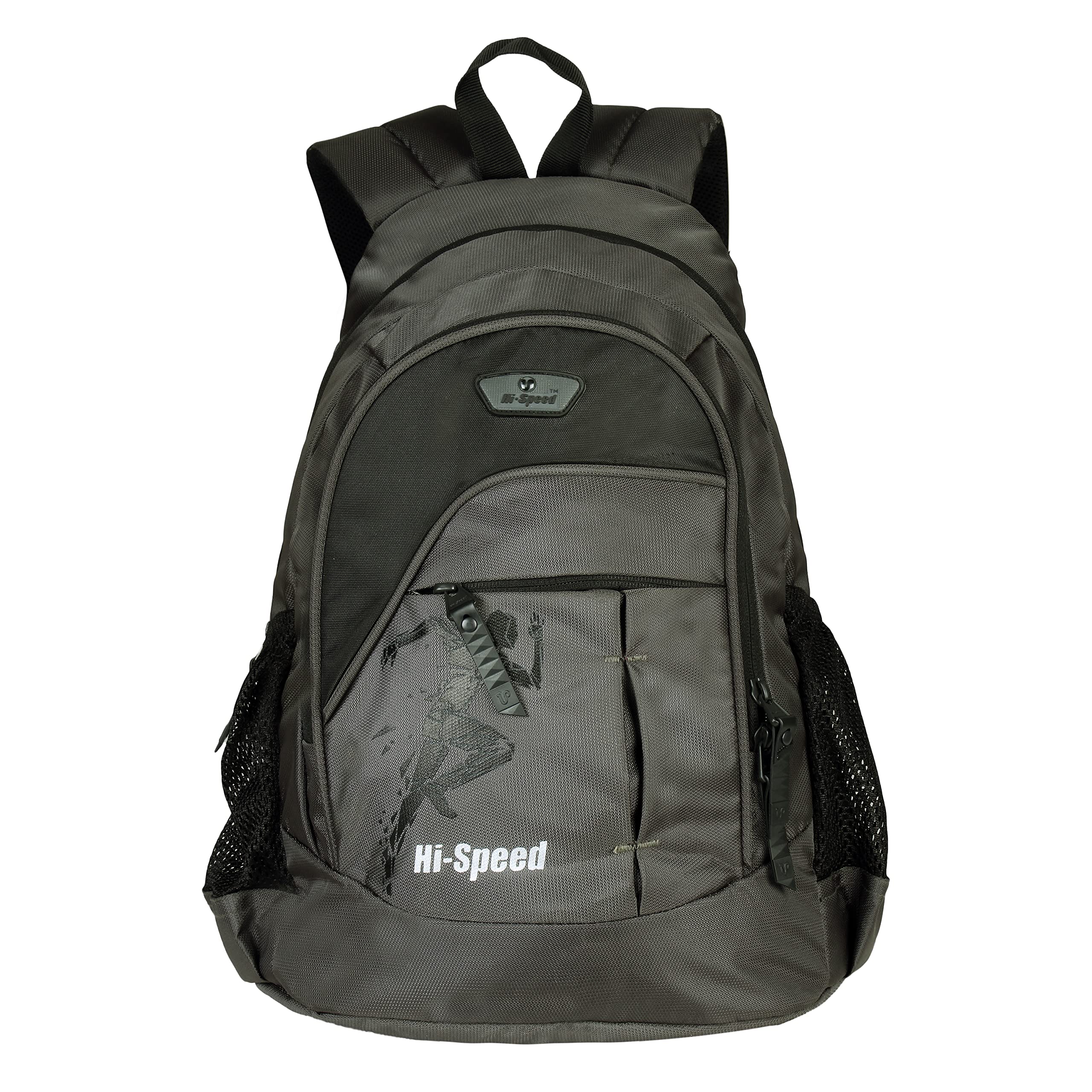 Hi-Speed® Bags for men and women with Organizer pockets, Laptop backpack | School bags | Collage bags | Casual bags | Pitthu bags (Grey) (B0C6XXM6SZ) Amazon Price History, Amazon Price Tracker