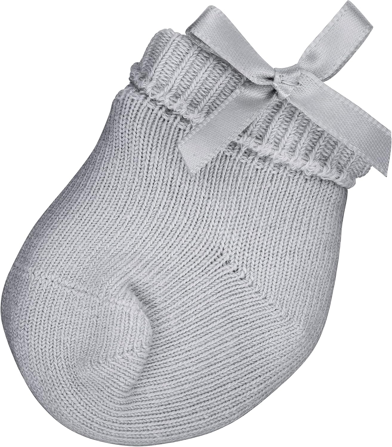 Stay-on Adjustable Preemie Socks – 3 Pairs Cotton Socks with Cuff