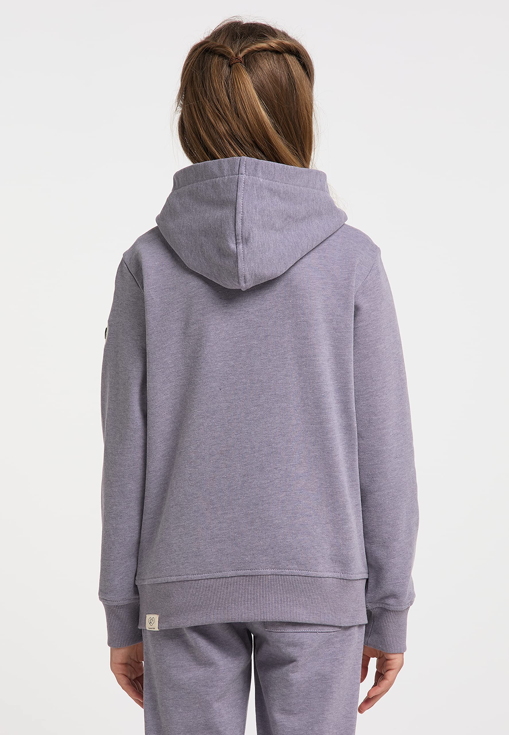 Ragwear Felpa da ragazza THEA ZIP ORGANIC con cappuccio e chiusura lampo, per le mezze stagioni, in morbido cotone biologico