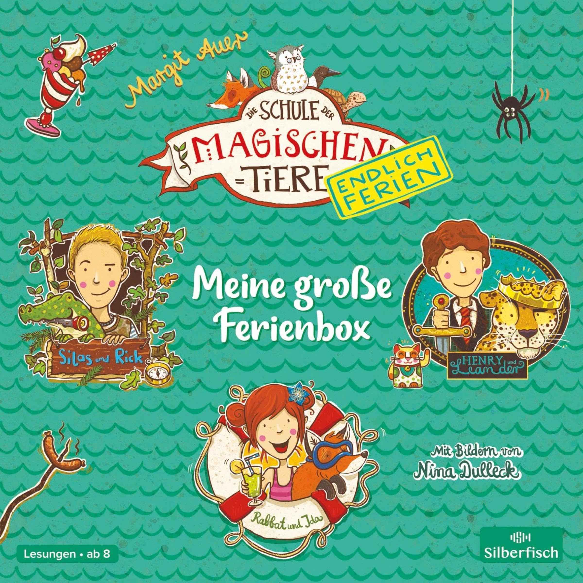 Cover art for Meine große Ferienbox - Rabbat und Ida, Silas und Rick, Henry und Leander