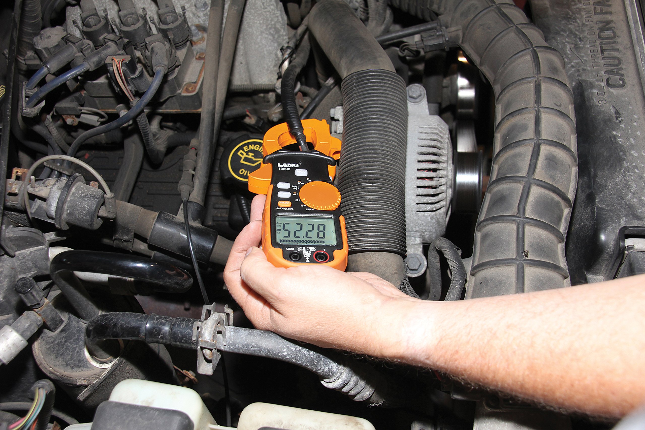 Lang Tools 13808 Cat IV Automotive Clamp-On Multimeter