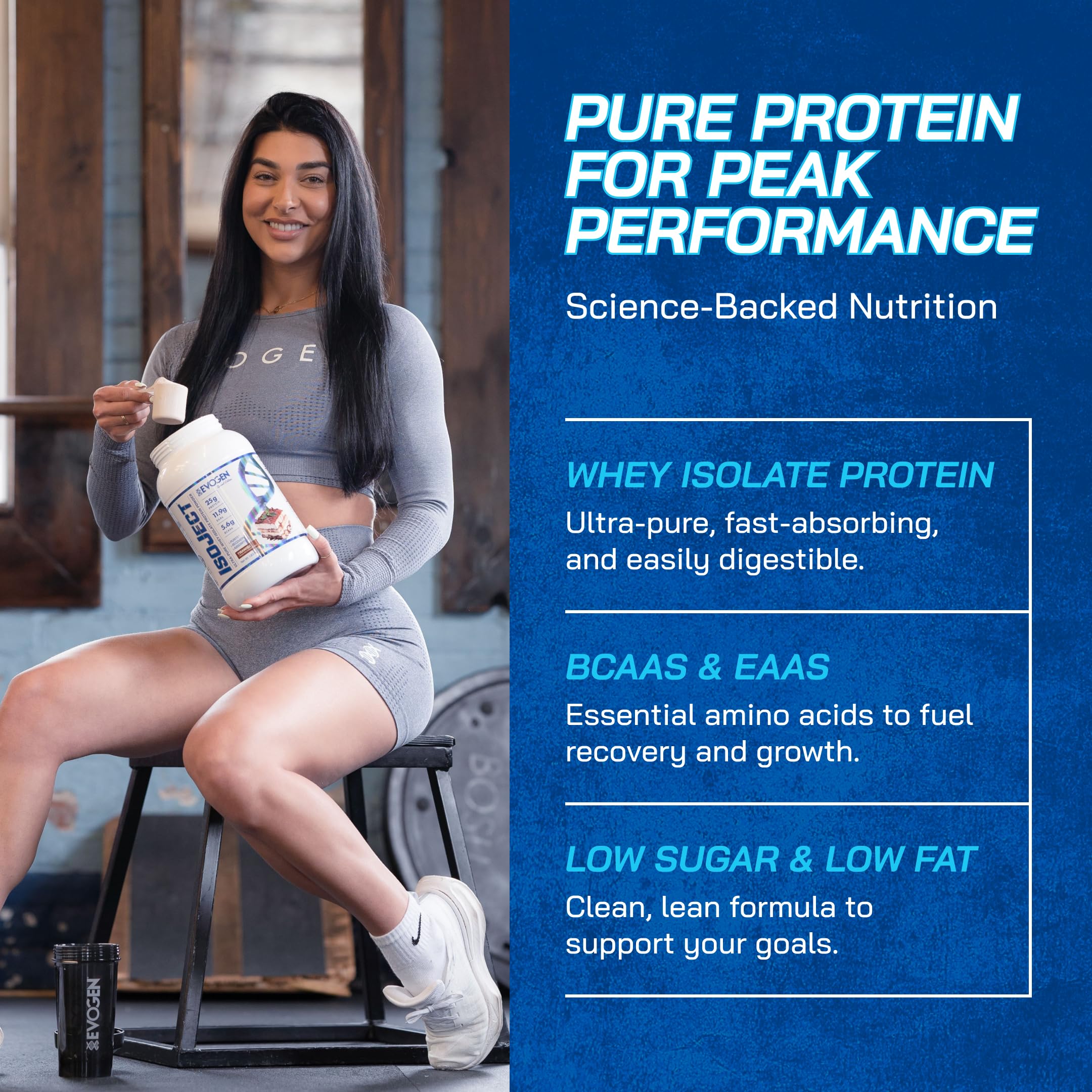 Evogen Isoject Whey Protein Isolate Powder | Tiramisu | 25 Servings — Amazon image 3