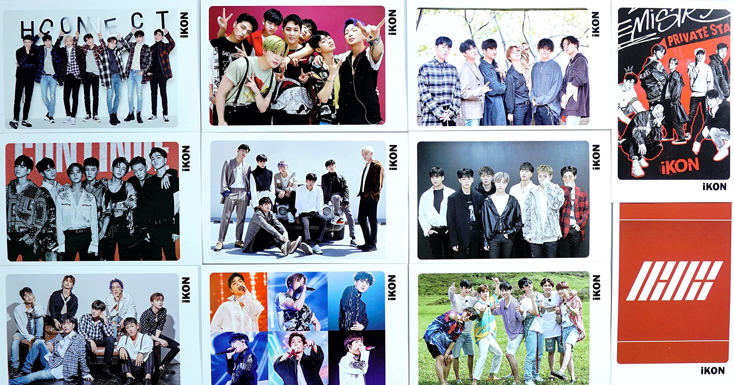 Amazon.co.jp: iKON アイコン グッズ フォトメッセージカード 56枚