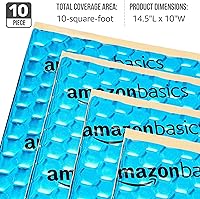 Vista 2 de Yaxa Basics - Alfombrilla de amortiguamiento de sonido para automóvil, 14.5 x 10 pulgadas, paquete de 10