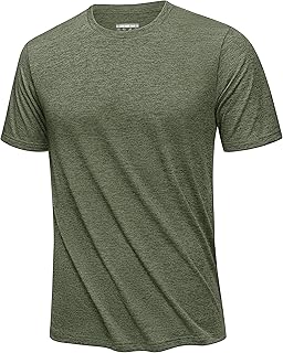 Tshirt Herren Funktions Shirt Sport Tshirts Atmungsaktiv Fitness Shirt Schnelltrocknendes Training Shirt Rundhals