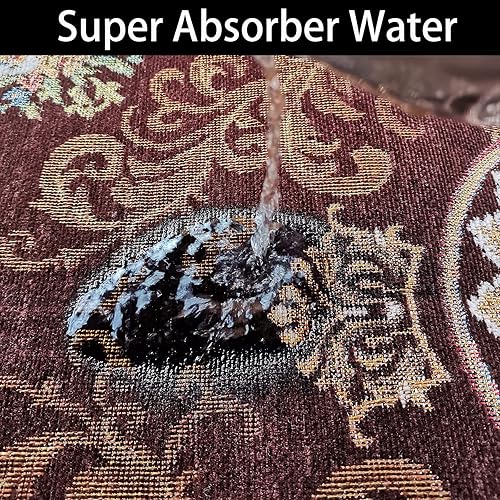 Miniatura 4 de JUNCUIK Tapete para interiores para puerta delantera, 24 x 36 pulgadas, súper absorbente, de bajo perfil, antideslizante, duradero, para entrada,