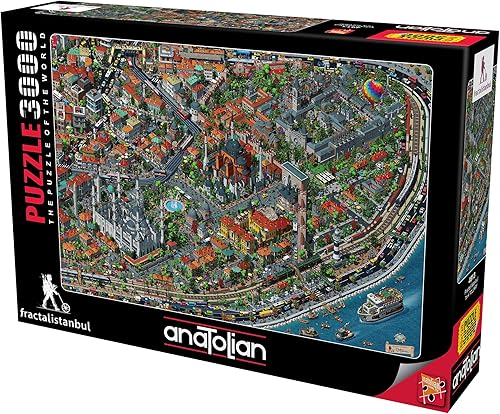 Anatolian Puzzle - Fractal Istanbul, rompecabezas de 3000 piezas, 4913