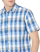 Vista 3 de Tienda Essentials Men's Regular-Fit Short-Sleeve Poplin Shirt