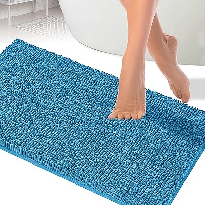 Amazon.com: mDesign Soft Microfiber Polyester Spa Rugs for Bathroom ...
