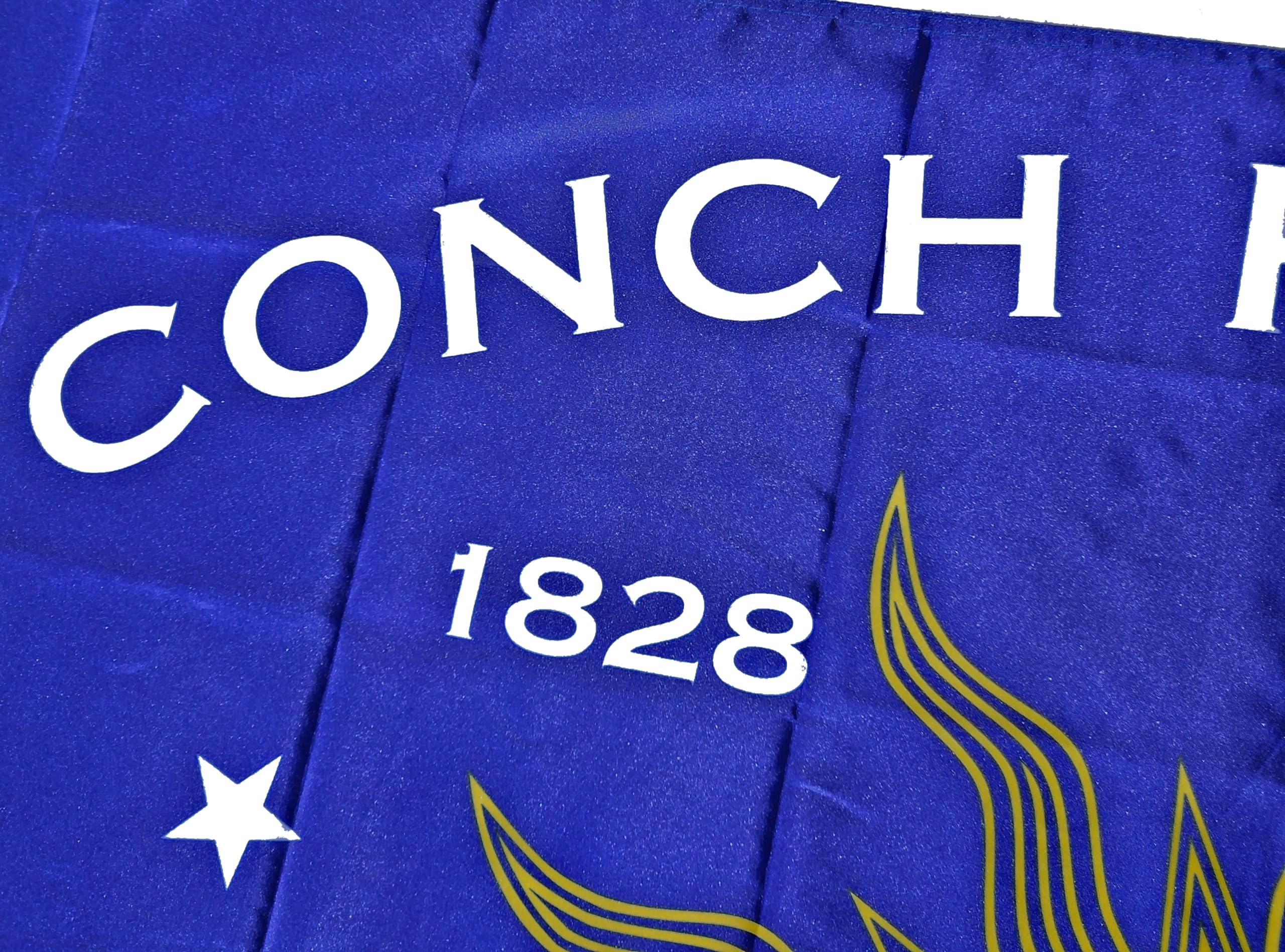 Conch Republic Flagge Key West - 90x150 Cm, 100% Polyester, Wetterfest Mit Siebdruck